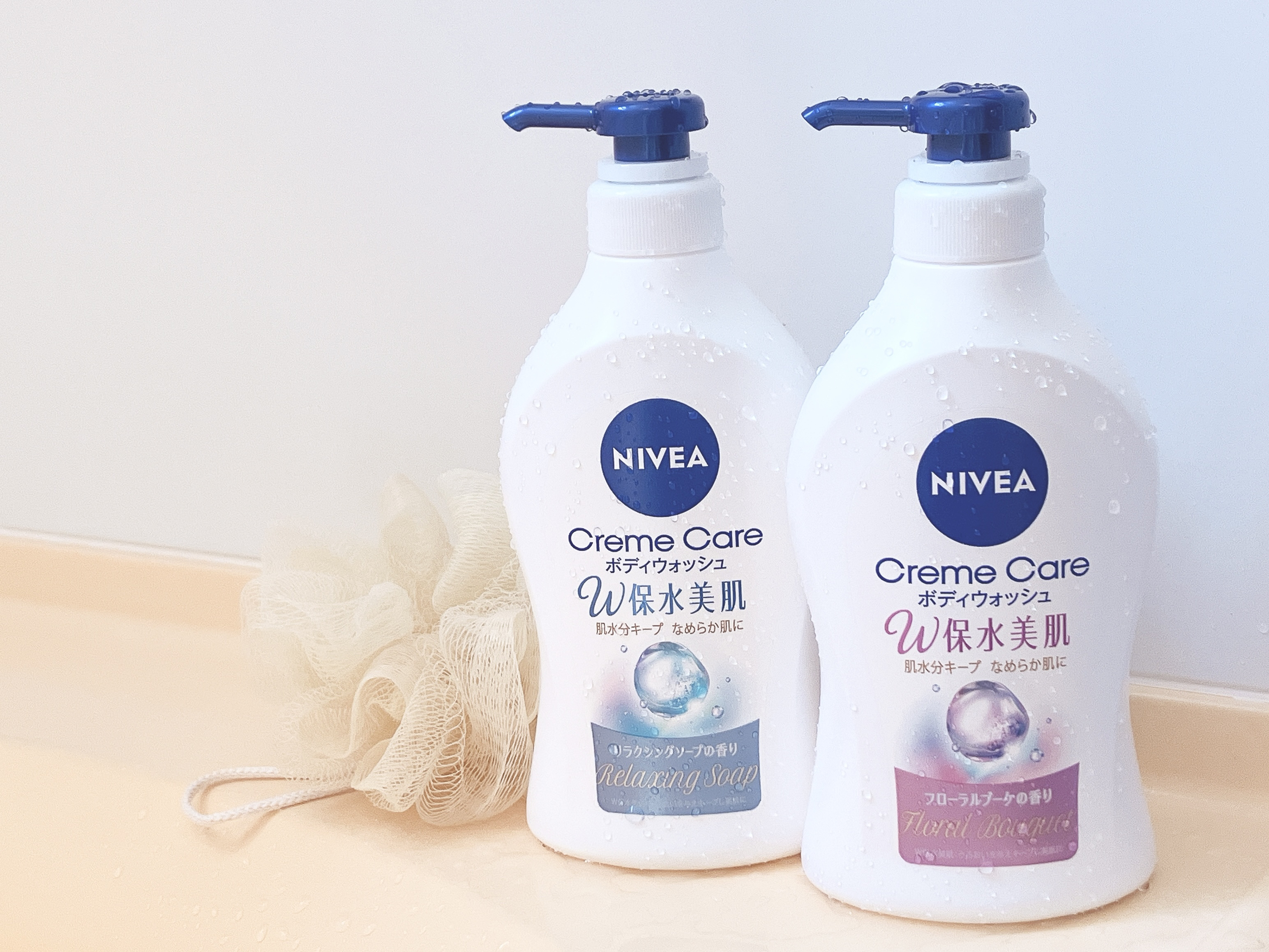クリームケア ボディウォッシュ W保水美肌 フローラルブーケの香り/ニベア/ボディソープを使ったクチコミ（1枚目）