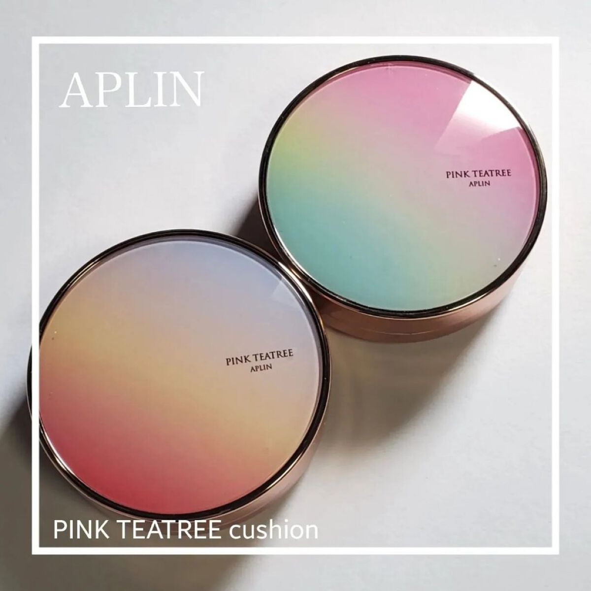 ピンクティーツリーカバークッション/APLIN/クッションファンデーションを使ったクチコミ(1枚目)