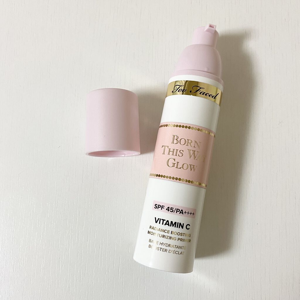 ボーン ディス ウェイ グロウ モイスチュアライジング メイクアップ プライマー/Too Faced/化粧下地を使ったクチコミ（2枚目）