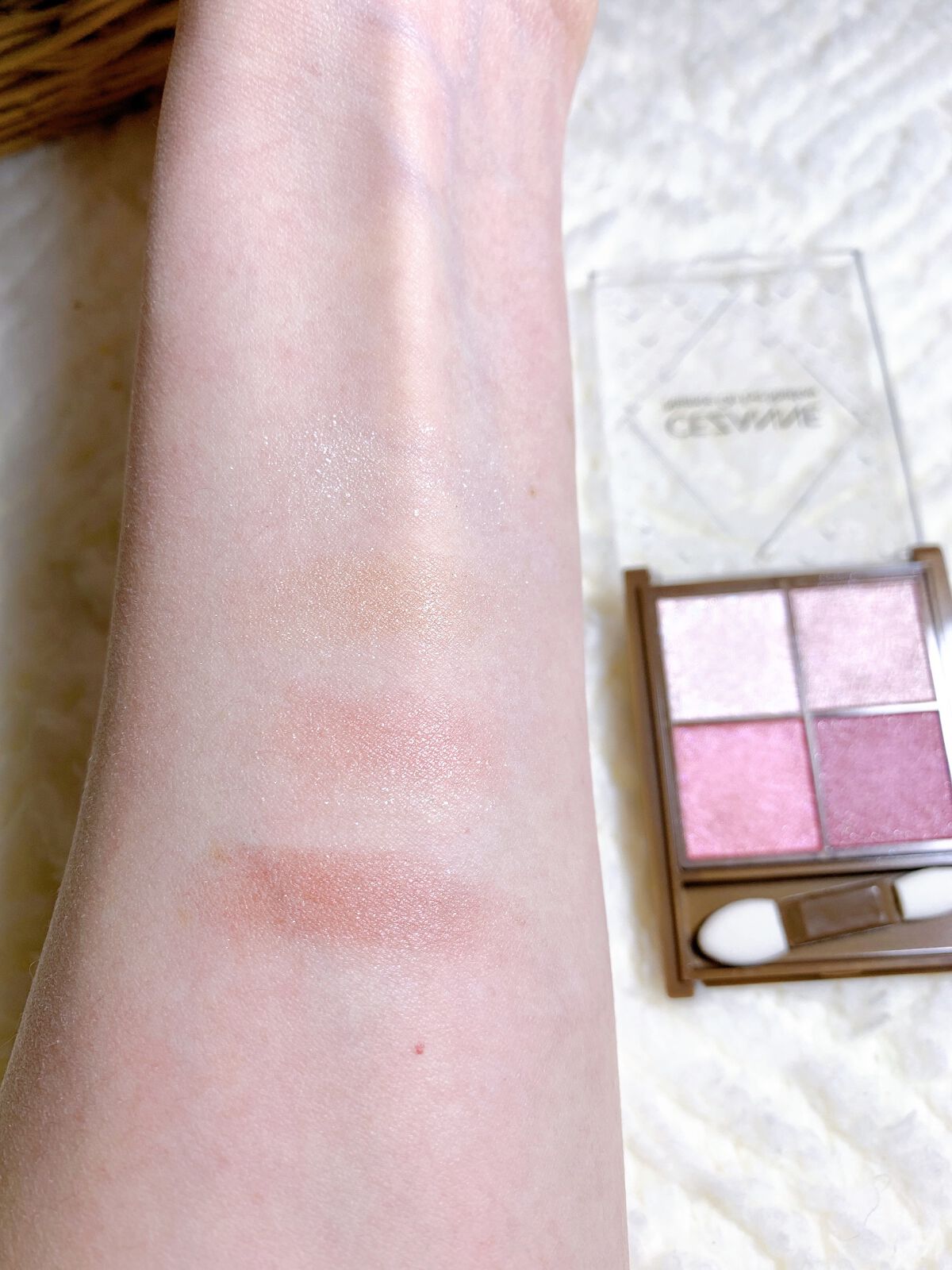 ニュアンスオンアイシャドウ/CEZANNE/アイシャドウパレットを使ったクチコミ（3枚目）