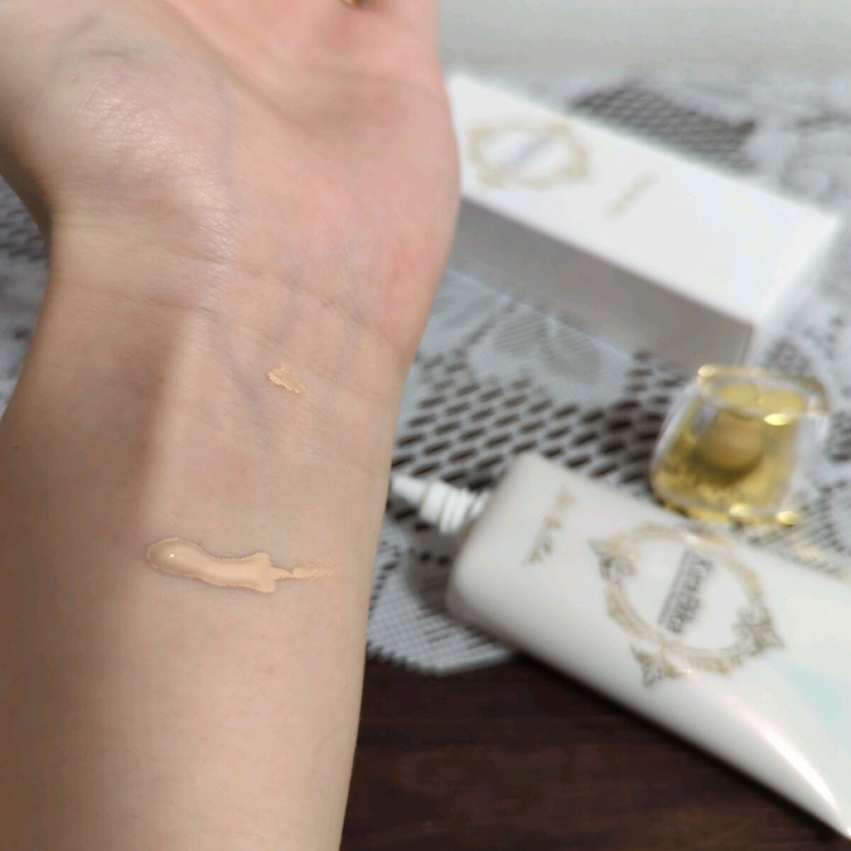 きらびか　ビューティーセラムファンデーション/KiraBika/リキッドファンデーションを使ったクチコミ（3枚目）