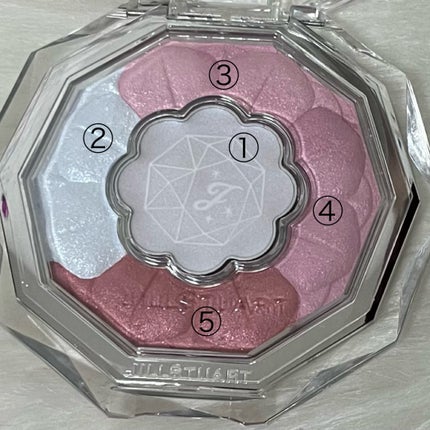ジルスチュアート ブルームクチュール アイズ 21 spica bloom<スターライトブリンク>(限定)/JILL STUART/アイシャドウパレットを使ったクチコミ(2枚目)