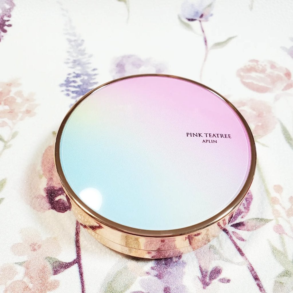 ピンクティーツリーカバークッション/APLIN/クッションファンデーションを使ったクチコミ(2枚目)