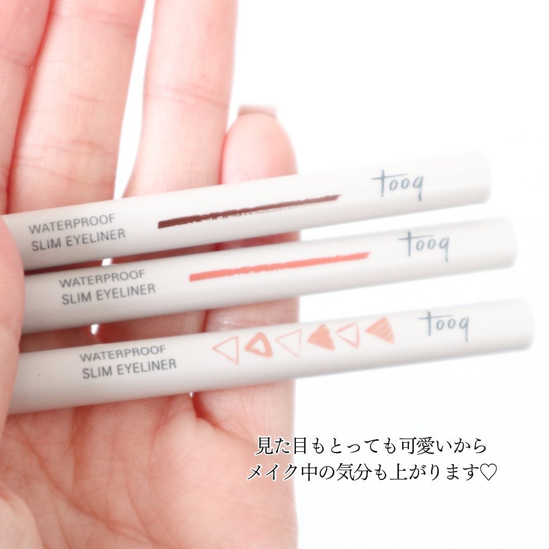 ウォータープルーフ スリム アイライナー/Tooq/ジェルアイライナーを使ったクチコミ(6枚目)