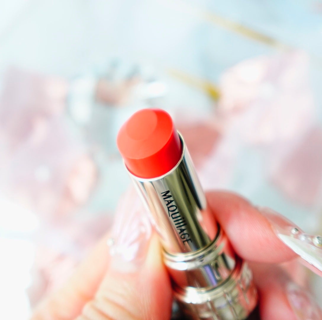 ドラマティックエッセンスルージュ/マキアージュ/口紅を使ったクチコミ(4枚目)