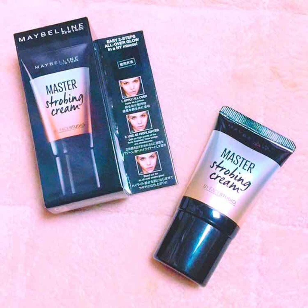 マスターストロビングクリーム/MAYBELLINE NEW YORK/ジェル・クリームチークを使ったクチコミ（1枚目）