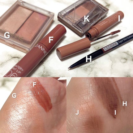 トーンアップアイシャドウ/CEZANNE/アイシャドウパレットを使ったクチコミ(4枚目)