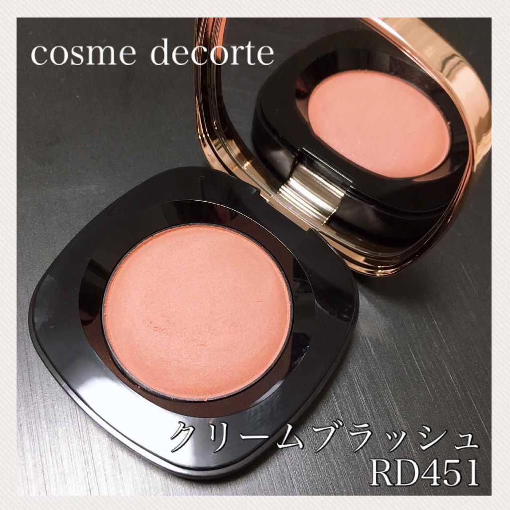 クリーム ブラッシュ/DECORTÉ/ジェル・クリームチークを使ったクチコミ(1枚目)