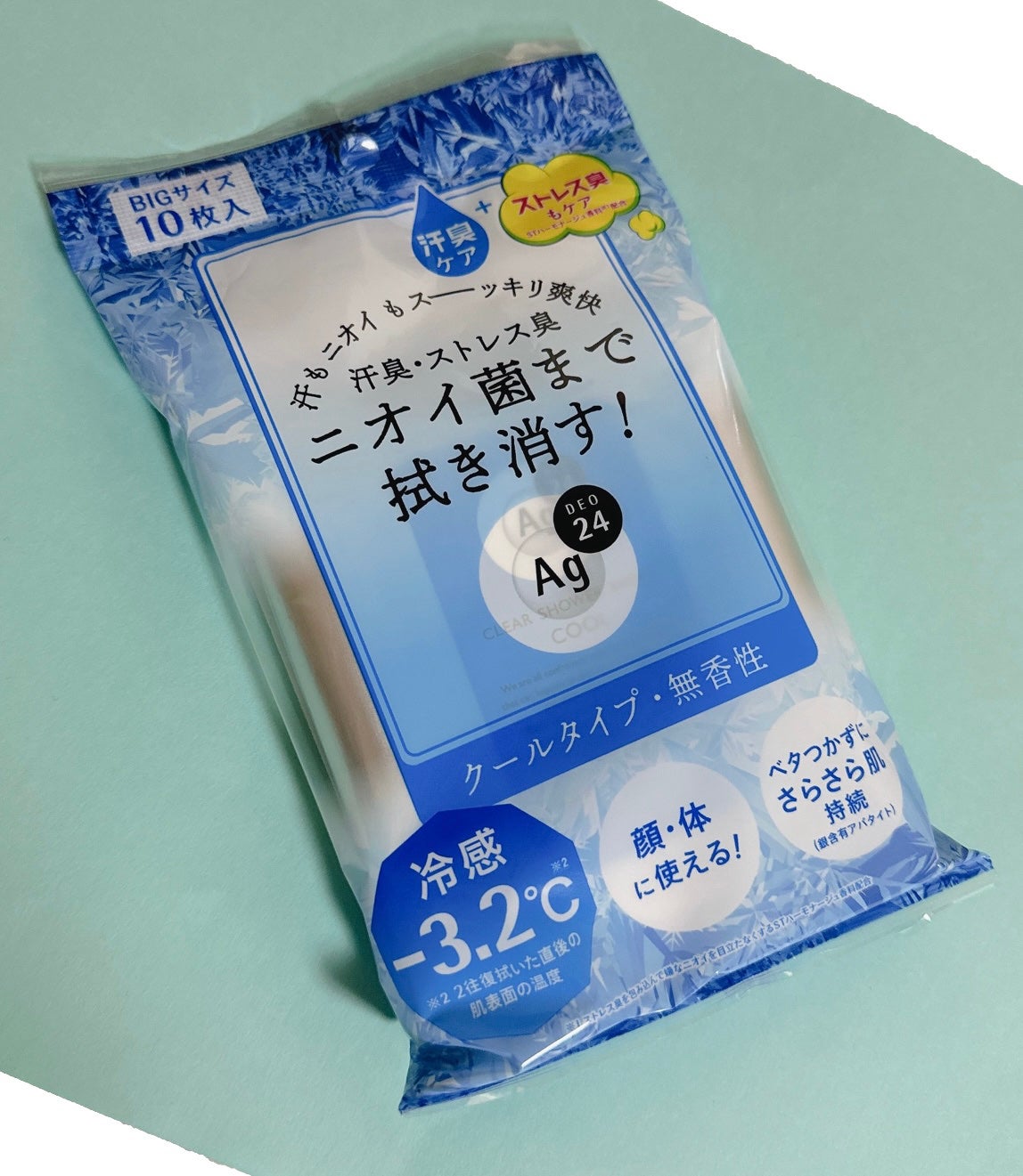 クリアシャワーシート(クール)/エージーデオ24/ボディシートを使ったクチコミ(1枚目)