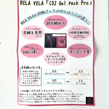 CO2 Gel Pack Pro 3P/10P/BELA VELA/シートマスク・パックを使ったクチコミ（3枚目）