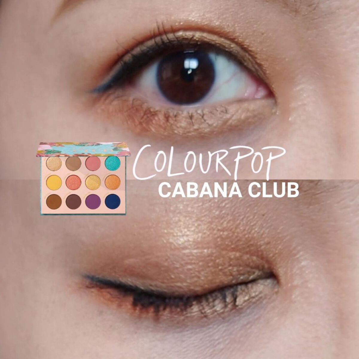  カバナクラブ/ColourPop/アイシャドウパレットを使ったクチコミ（1枚目）