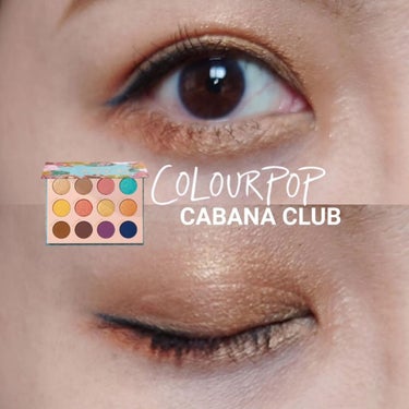 ColourPop  カバナクラブのクチコミ「#いつかのメイク⁡
⁡@colourpopcosmetics ⁡
⁡⁡ #colourpopc.....」（1枚目）