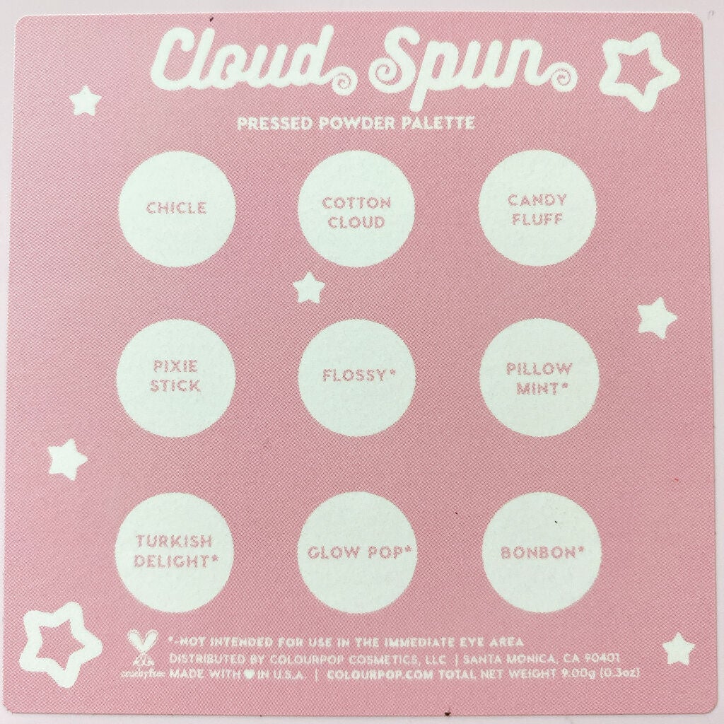 cloud spun/ColourPop/アイシャドウパレットを使ったクチコミ(2枚目)