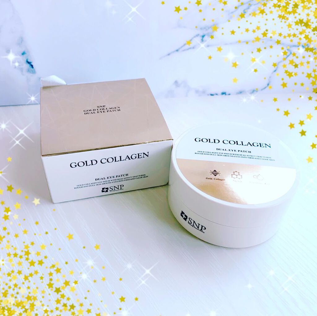 GOLD COLLAGEN DUAL EYE PATCH/SNP/アイケア・アイクリームを使ったクチコミ(1枚目)