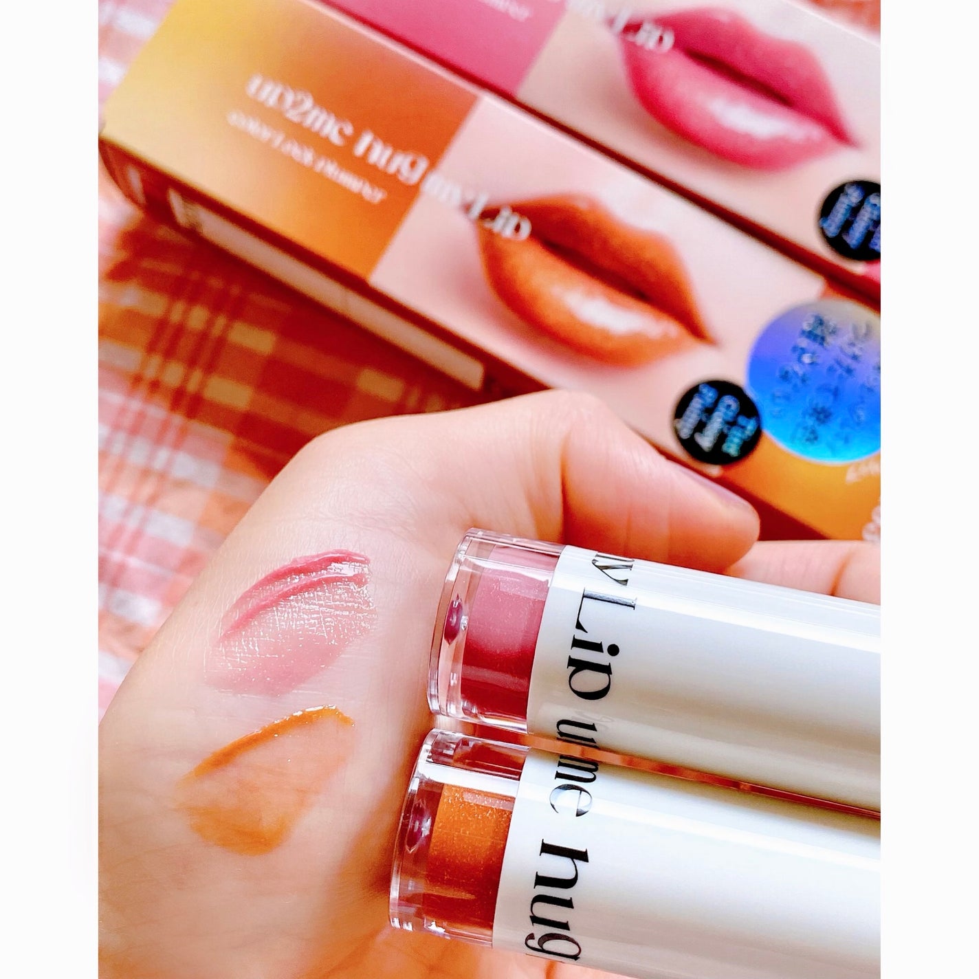 アップトゥーミー ハグマイリップ カラーロックプランパー/up2me/リッププランパーを使ったクチコミ(4枚目)