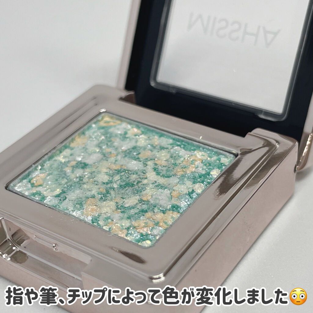 グリッタープリズム シャドウ/MISSHA/グリッターを使ったクチコミ（3枚目）