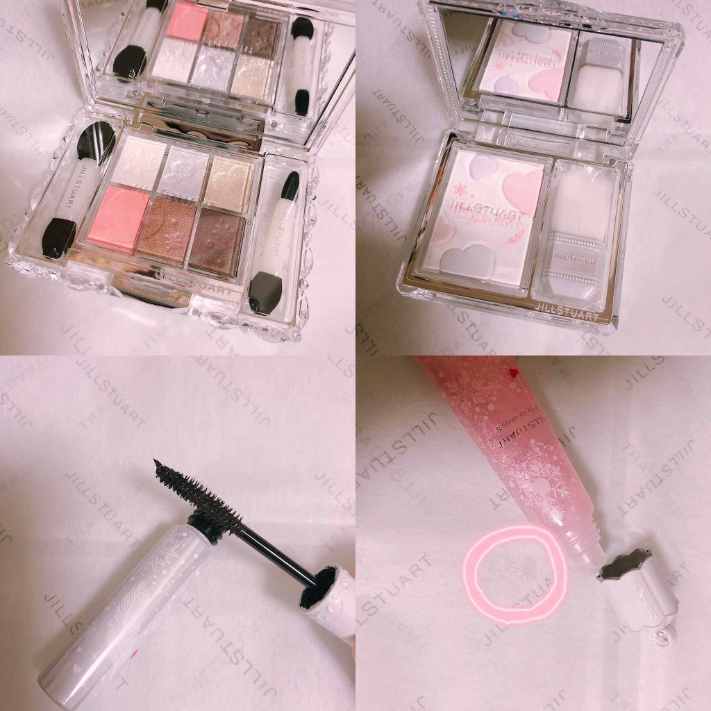ホワイトラブストーリー コレクション (クリスマスコフレ 2018) ブルーミングブロッサム　カールラッシュマスカラ S/JILL STUART/メイクアップキットを使ったクチコミ（3枚目）