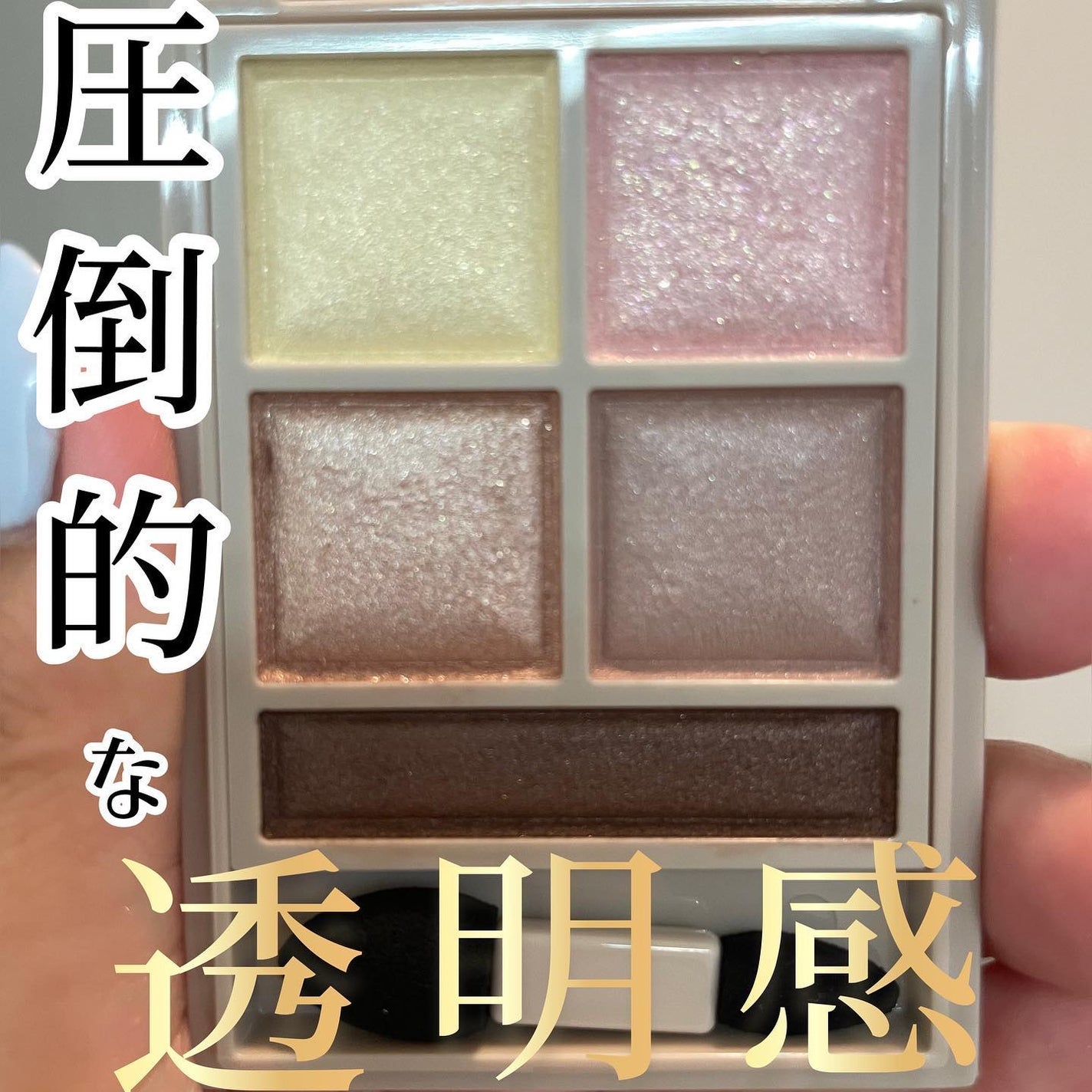 Kaoru on LIPS 「もんのすごい透明感爆誕🚀ヴィセパノラマデザインアイパレット B..」(1枚目)