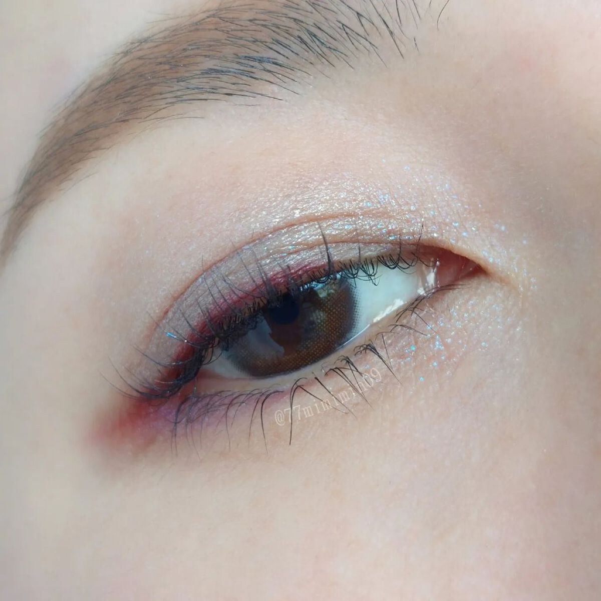 グロウ タッチ アイズ 01 銀空 -GINZORA/SUQQU/リキッドアイシャドウを使ったクチコミ（2枚目）