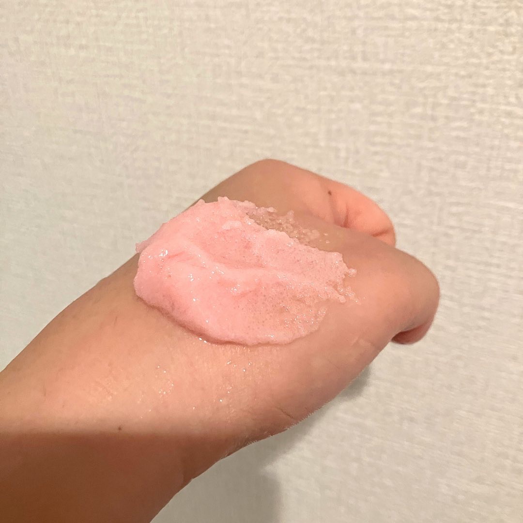 Q+Me スウィート ボム タラソ スクラブ/AGARISM/バストケア・ヒップケアを使ったクチコミ（3枚目）