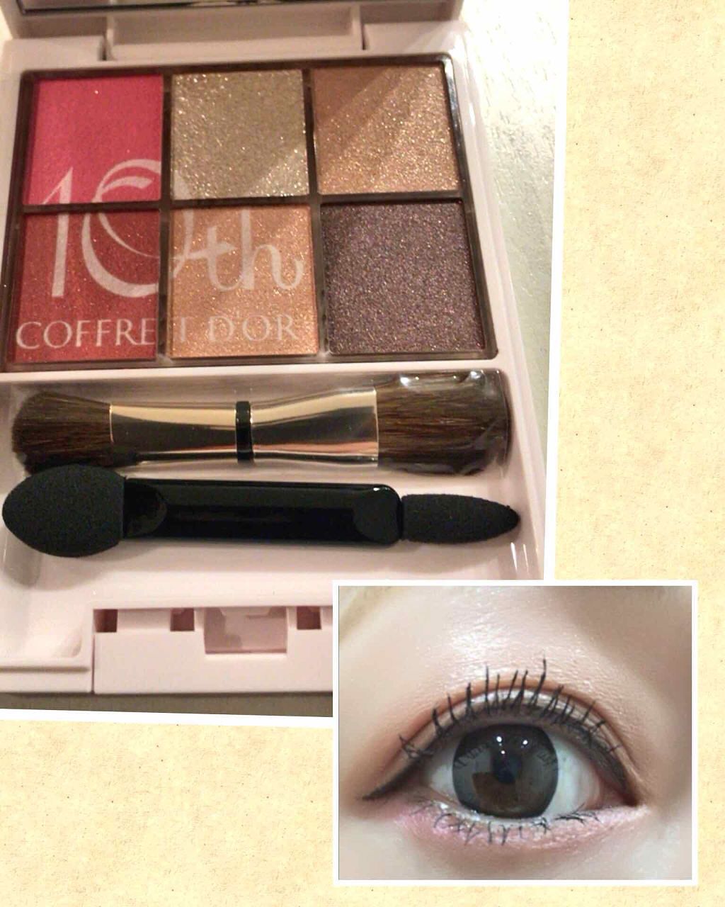 6セレクションアイズ/コフレドール/アイシャドウパレットを使ったクチコミ(1枚目)