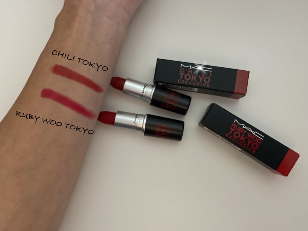 リップスティック ルビー ウー トーキョー (限定) /M・A・C/口紅を使ったクチコミ（3枚目）