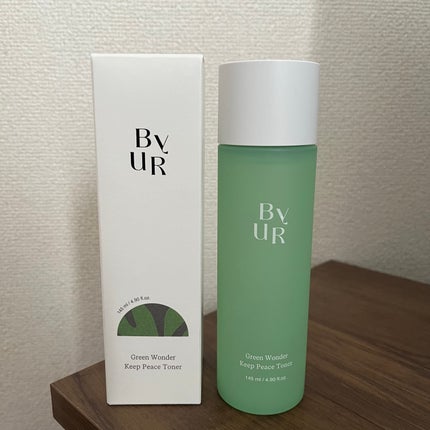 ByUR スージンググリーン トナーのクチコミ「☺︎ByUR
スージンググリーン トナー
シートマスクがめちゃめちゃ良かったので、トナーも.....」(1枚目)