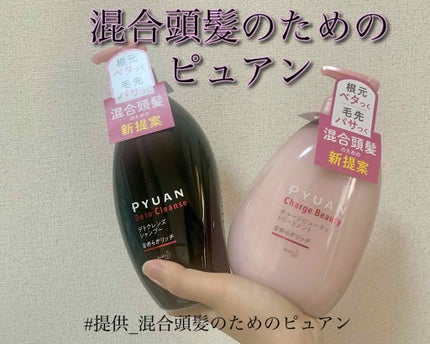 ピュアン デトクレンズシャンプー/チャージビューティトリートメント なめらかリッチ/ピュアン/シャンプー・コンディショナーを使ったクチコミ(1枚目)