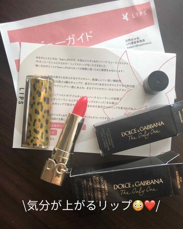 ザ・オンリーワン ルミナスカラー リップスティック/DOLCE&GABBANA BEAUTY/口紅を使ったクチコミ（1枚目）