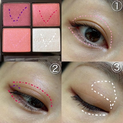 オンブル ジェ/GUERLAIN/アイシャドウパレットを使ったクチコミ(5枚目)