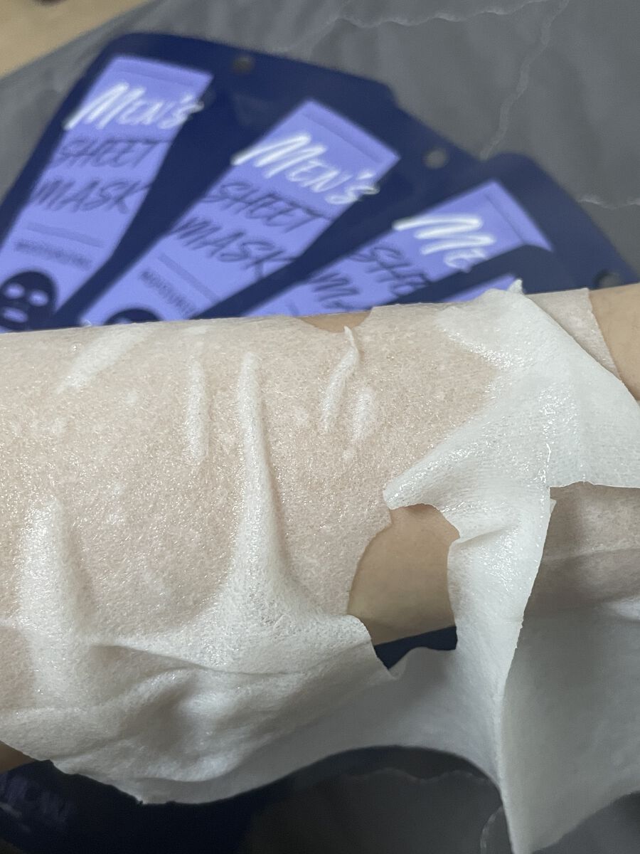 MJCAREメンズシートマスク/MJcare/スキンケア・基礎化粧品を使ったクチコミ（2枚目）