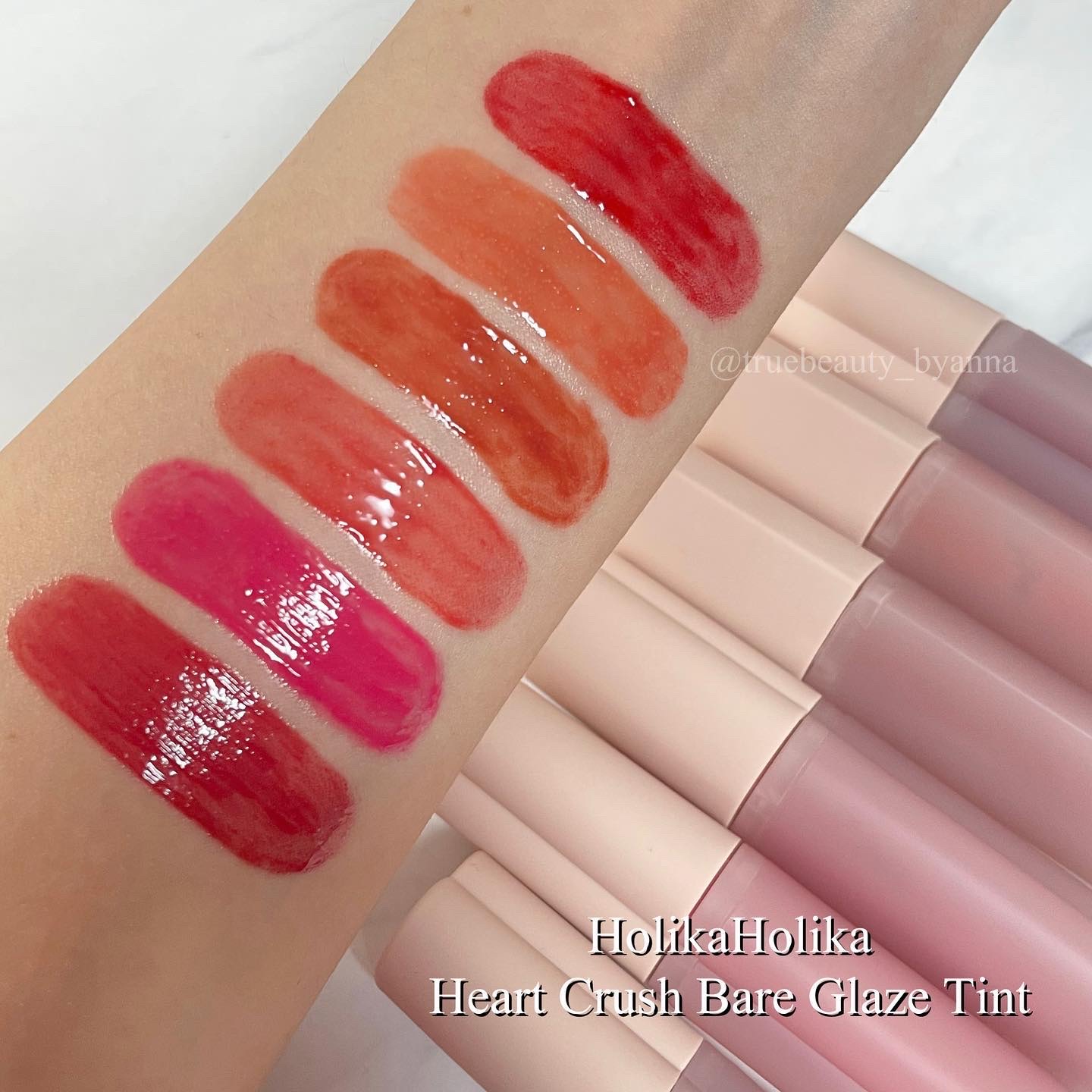 ハートクラッシュ ベアグレイズティント/HOLIKA HOLIKA/リップティントを使ったクチコミ（2枚目）