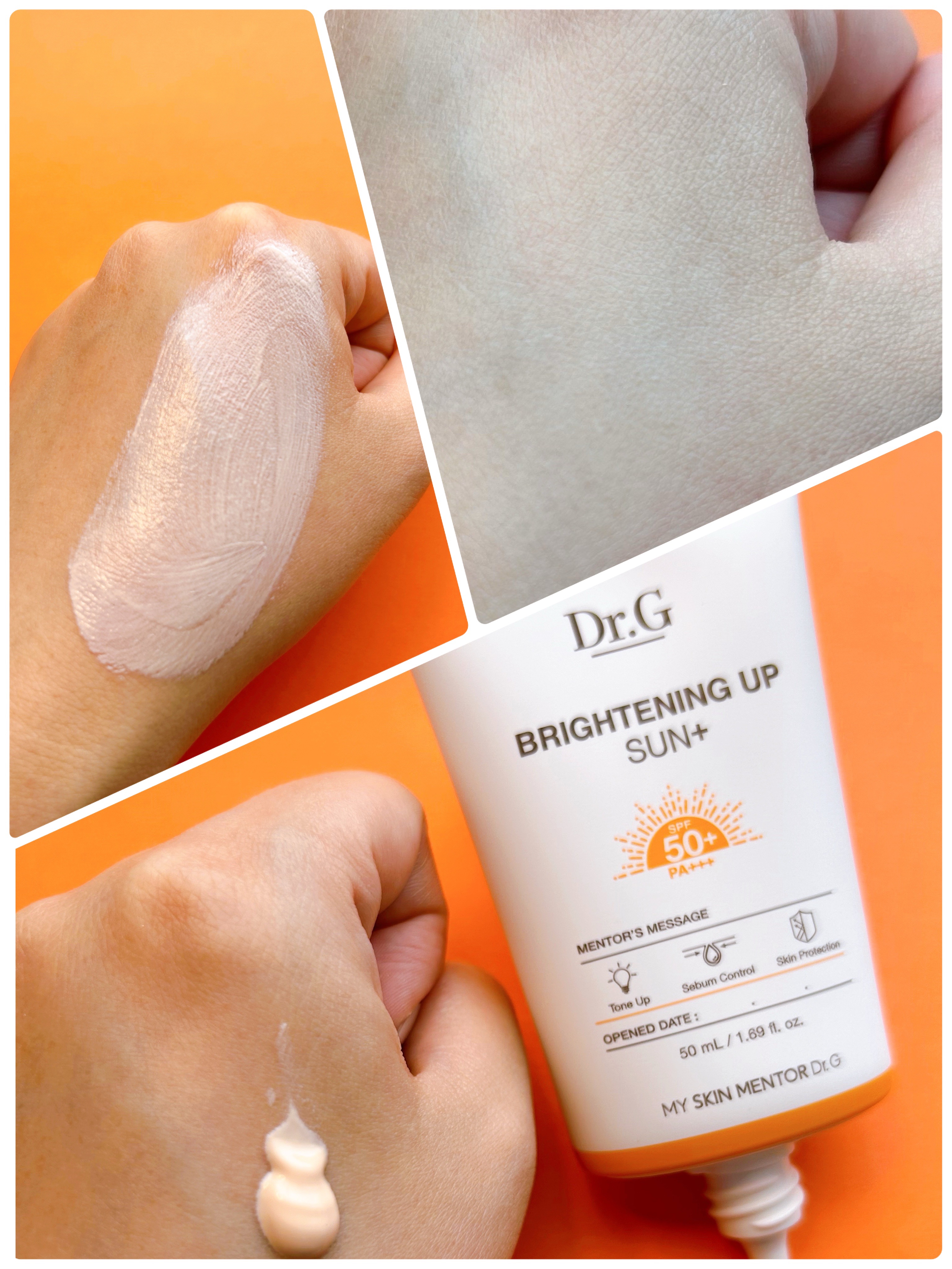 ブライトニングアップサンプラス/Dr.G/日焼け止めクリームを使ったクチコミ（2枚目）