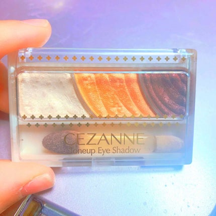 トーンアップアイシャドウ/CEZANNE/アイシャドウパレットを使ったクチコミ(1枚目)