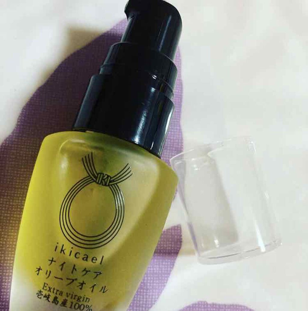 ナイトケアオリーブオイル/ikicael/フェイスオイルを使ったクチコミ(4枚目)