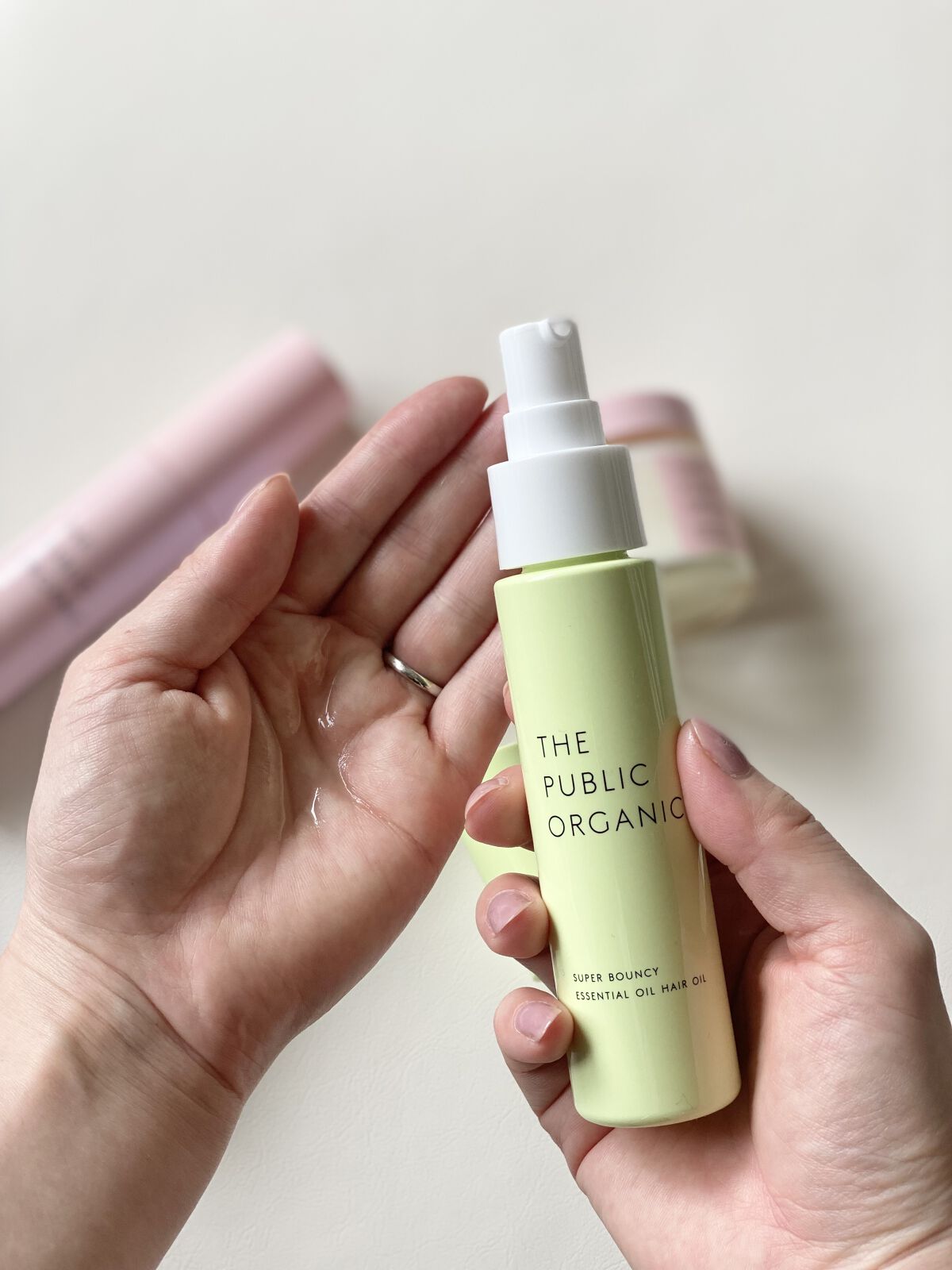 スーパーバウンシーヘアオイル/THE PUBLIC ORGANIC/ヘアオイルを使ったクチコミ（1枚目）