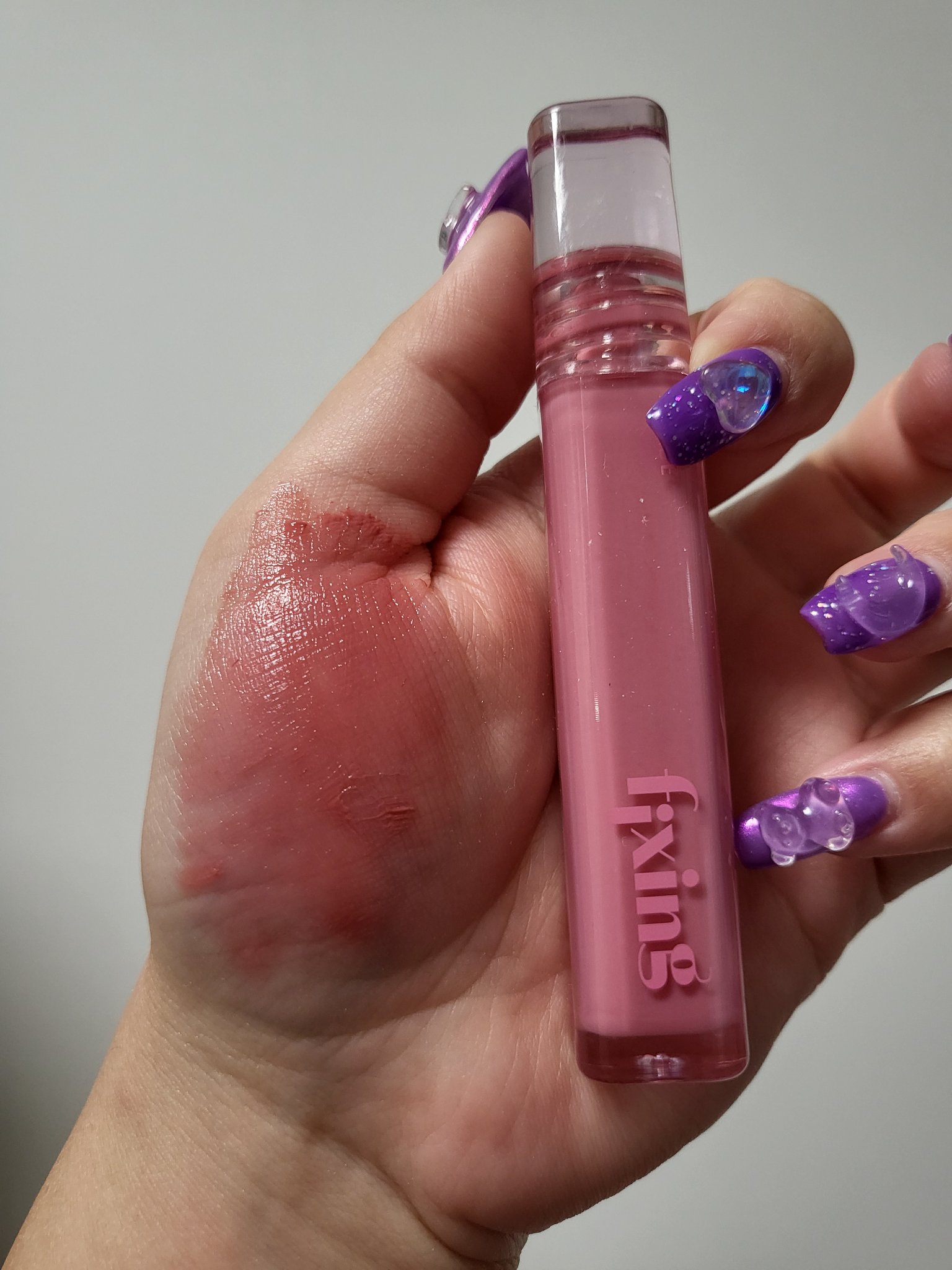 グロウ フィクシングティント メロウピンク/ETUDE/リップティントを使ったクチコミ（2枚目）