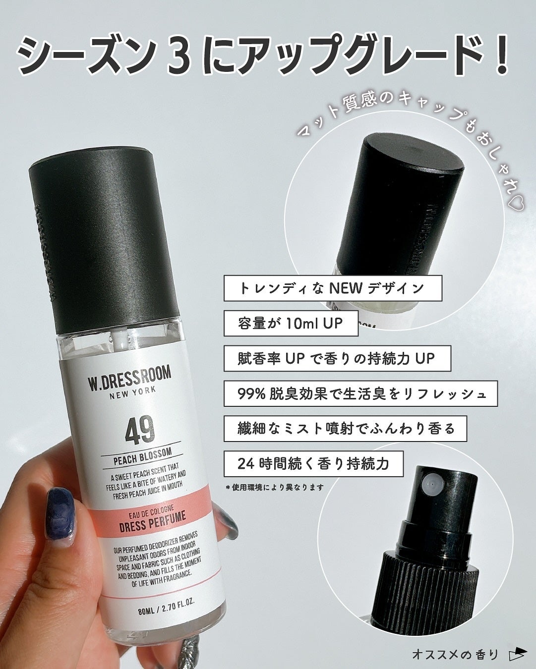 ドレス&リビング クリーン パフューム/ダブルドレスルーム/香水(レディース)を使ったクチコミ(3枚目)