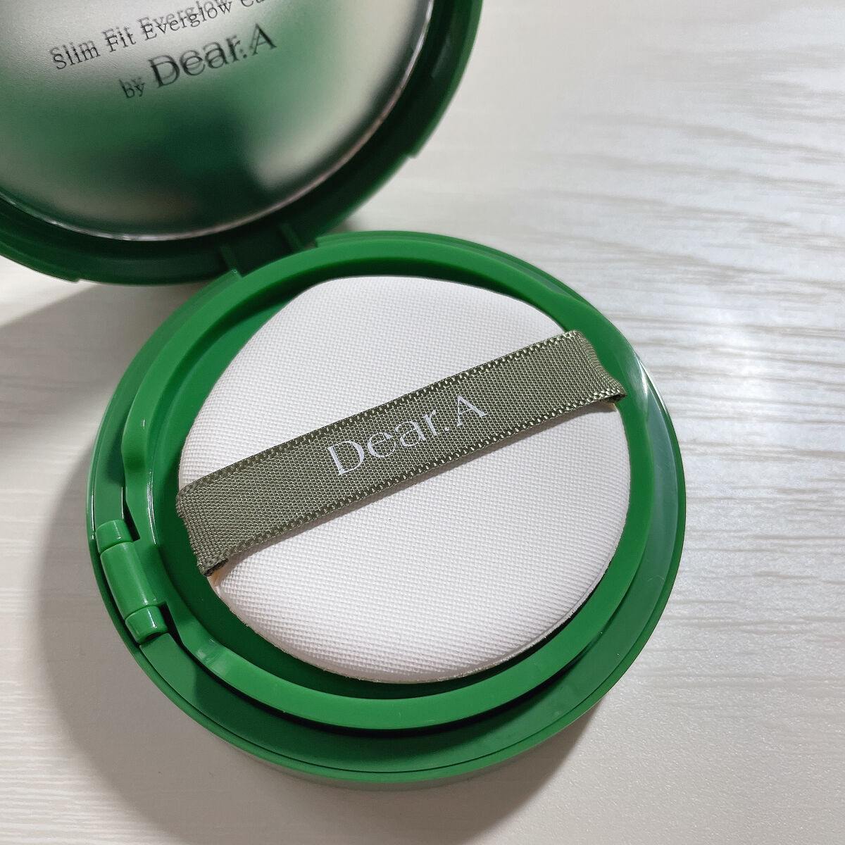 スリムフィットエバーグロウクッション 21バニラ/Dear.A/クッションファンデーションを使ったクチコミ（2枚目）