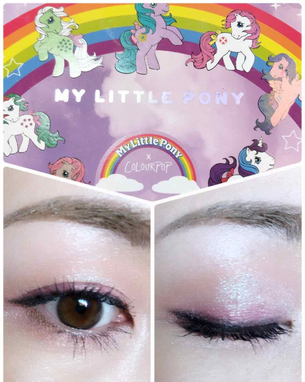 My Little Pony eyeshadow palette/ColourPop/アイシャドウパレットを使ったクチコミ(1枚目)