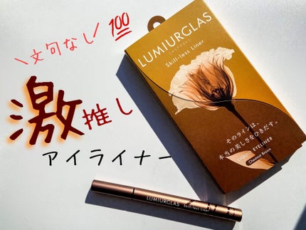 スキルレスライナー/LUMIURGLAS/リキッドアイライナーを使ったクチコミ(1枚目)