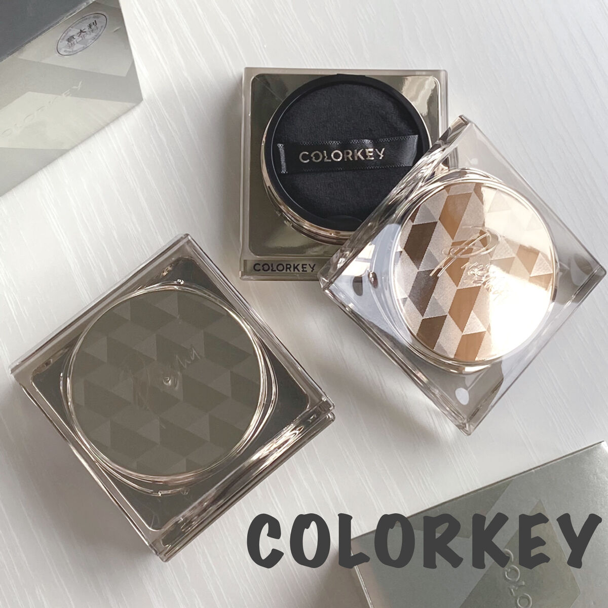 ラスティングルースパウダー/COLORKEY/ルースパウダーを使ったクチコミ（1枚目）