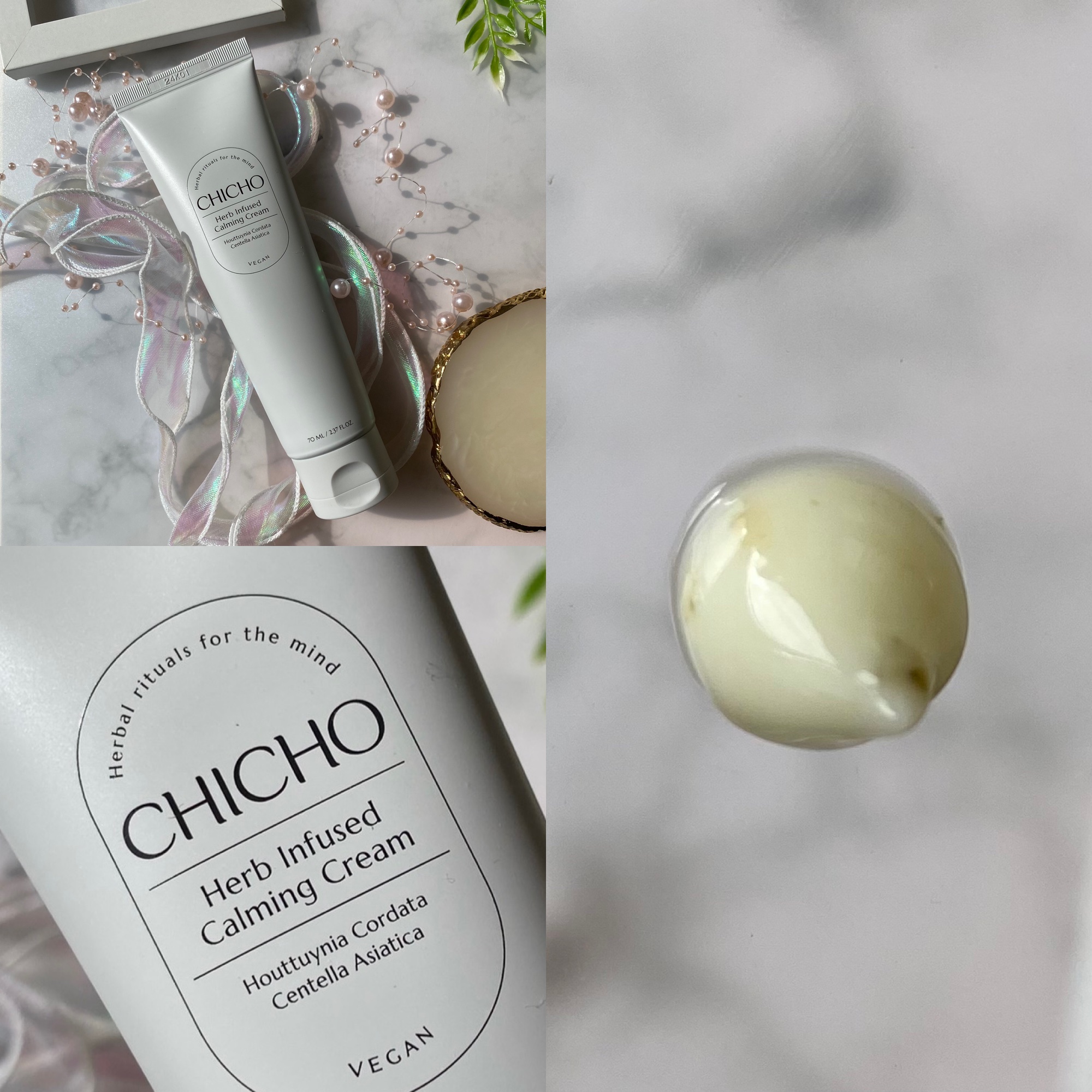 ハーブインフューズドカーミングクリーム/CHICHO/フェイスクリームを使ったクチコミ（3枚目）