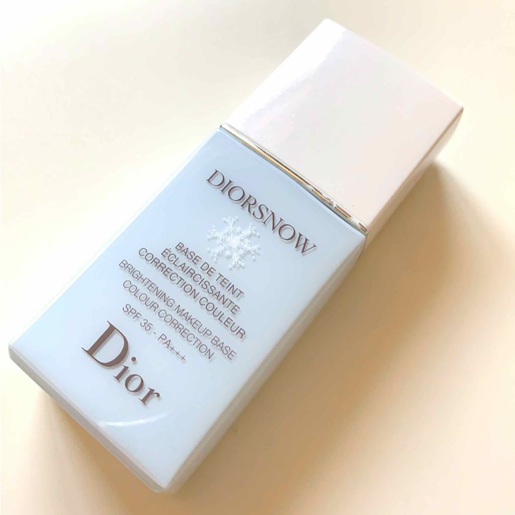 【旧】スノー メイクアップ ベース UV35 SPF35／PA+++/Dior/化粧下地を使ったクチコミ（1枚目）