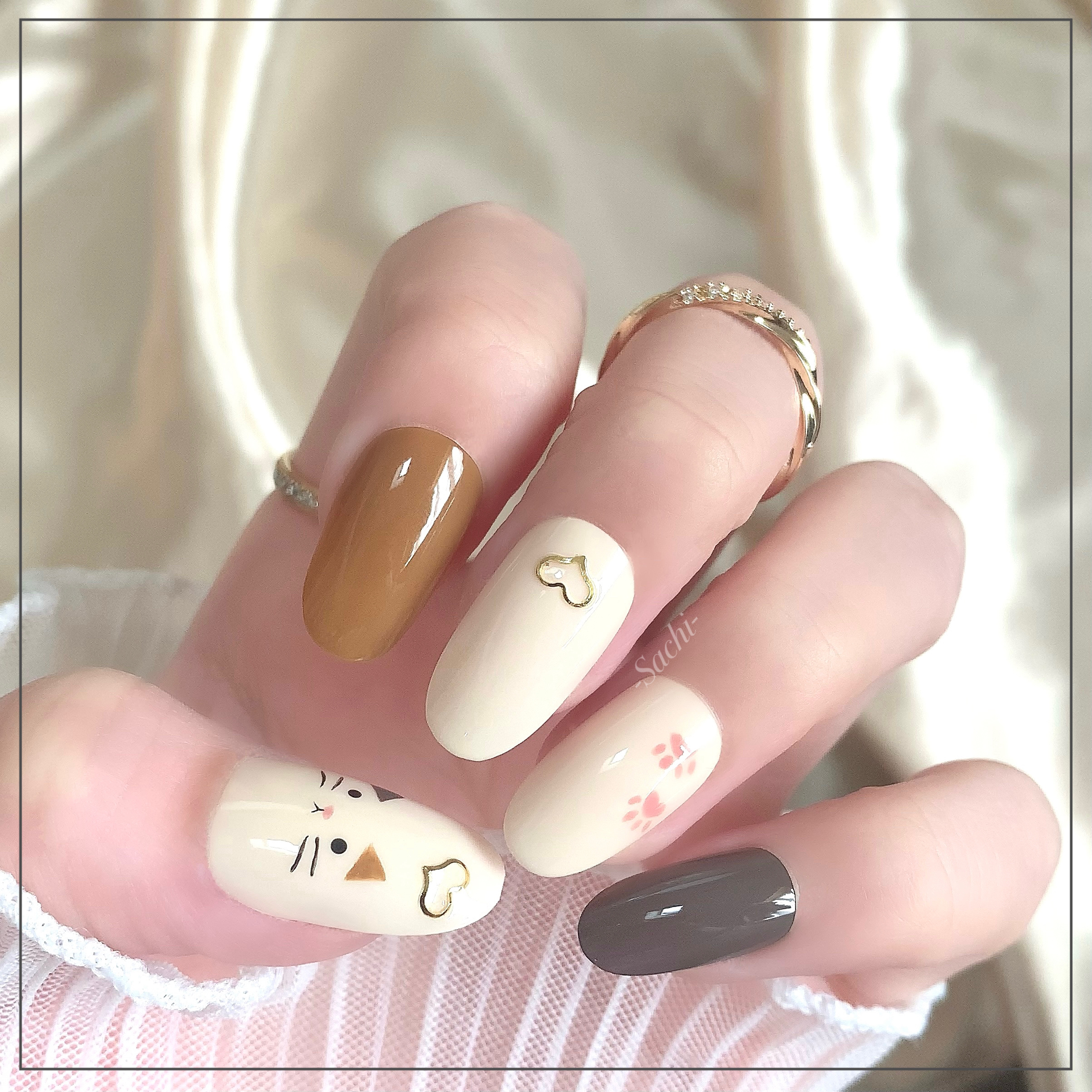 猫ネイルのネイルデザイン | カラフルネイルズ｜キャンメイク -簡単に