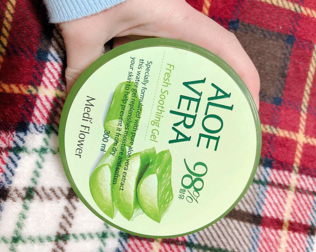 アロエベラ98% モイスチャージェル/スキンガーデン/フェイスクリームを使ったクチコミ（1枚目）