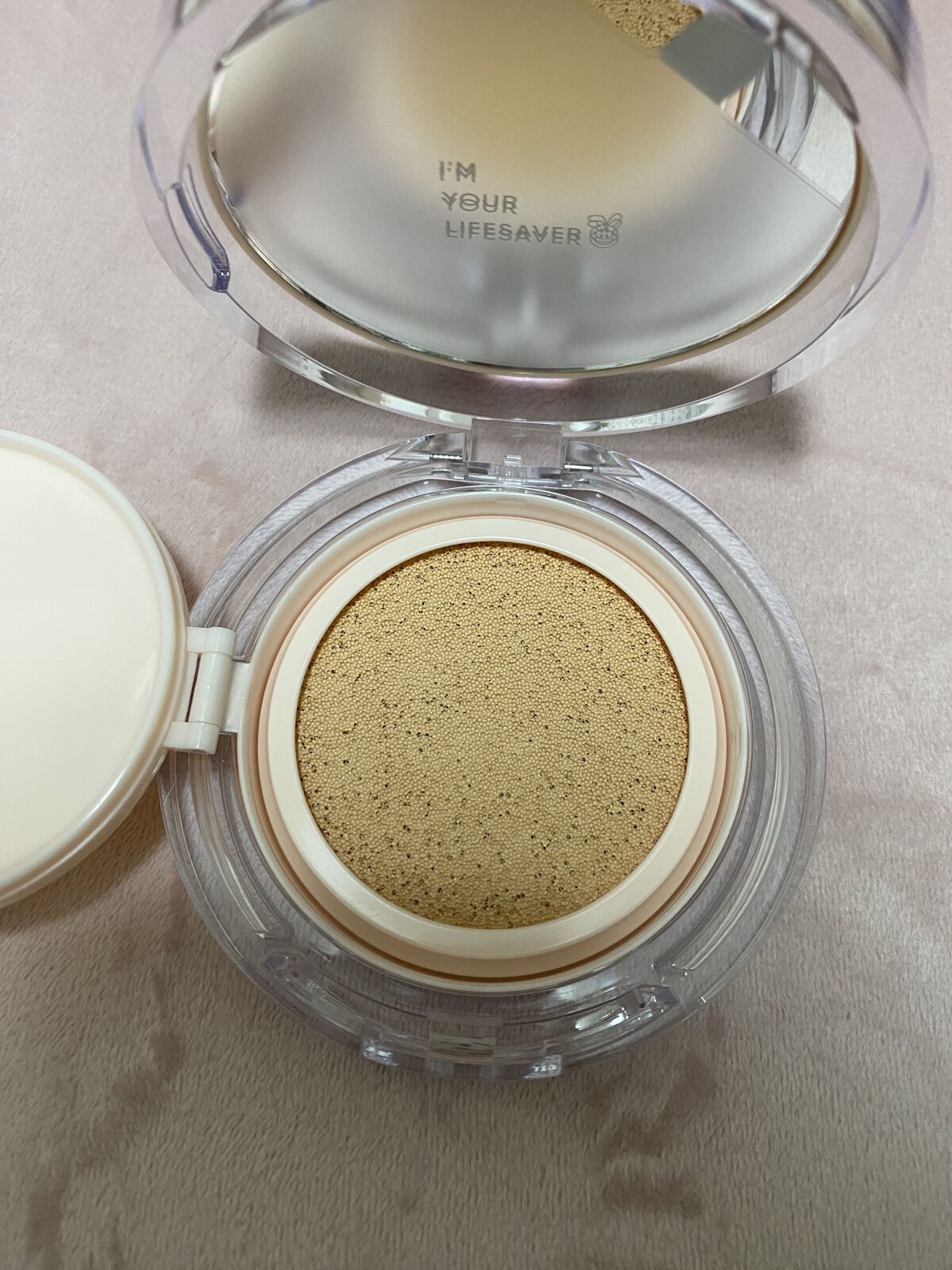 スキンチューンヴィーガンカバークッション 1.5ニュートラルチューン/AMUSE/クッションファンデーションを使ったクチコミ（3枚目）