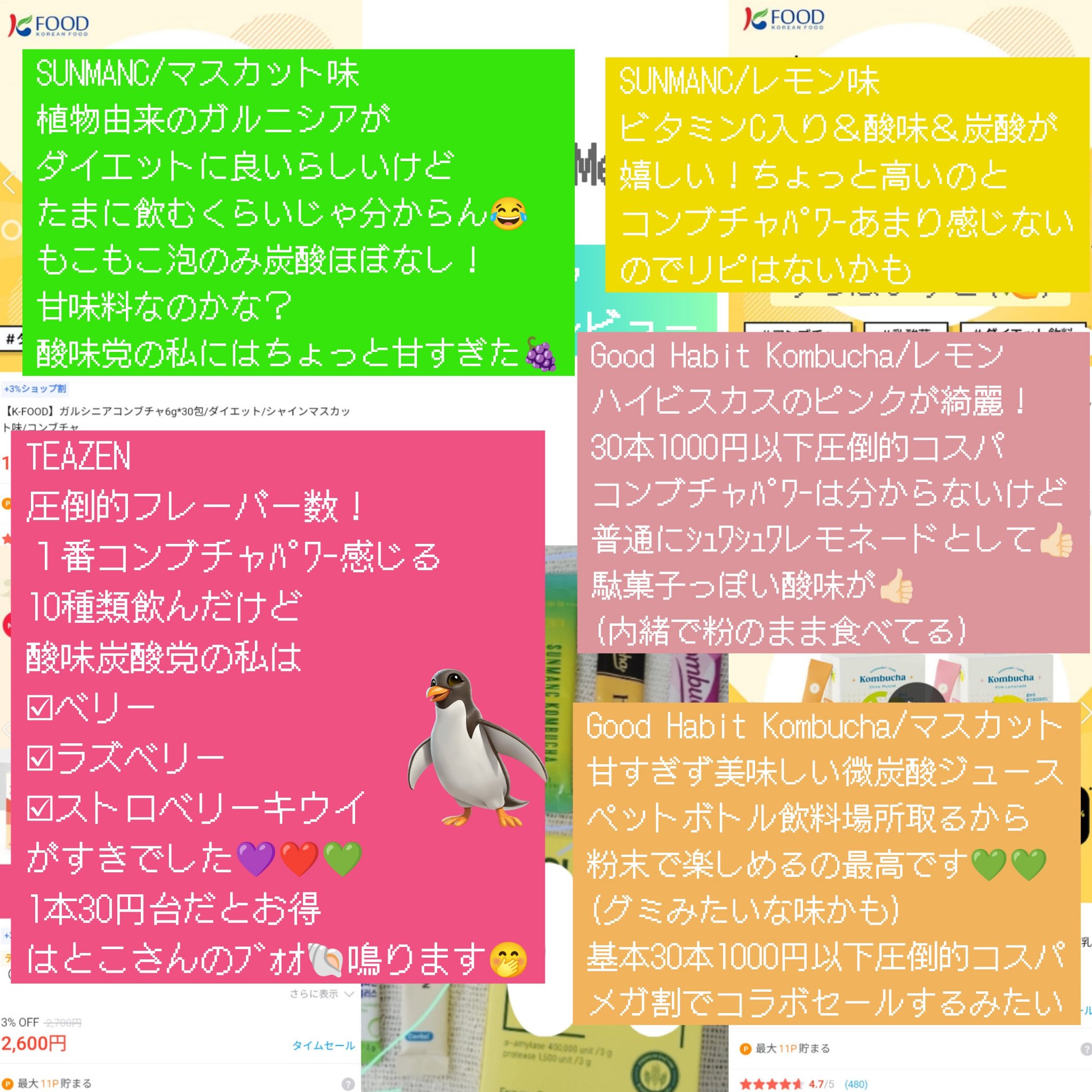 コンブチャ コンブチャ ラズベリー/TEAZEN/コンブチャを使ったクチコミ（2枚目）