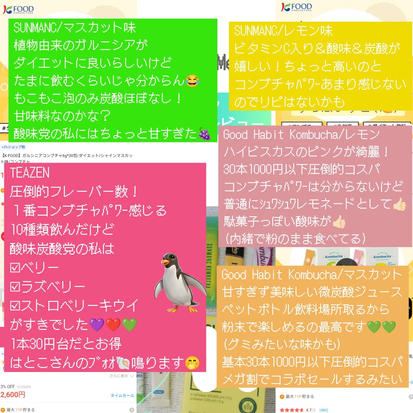 コンブチャ/TEAZEN/コンブチャを使ったクチコミ(2枚目)