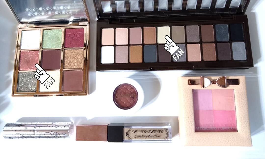 スパークリングアイグロス/スウィーツ スウィーツ/リキッドアイシャドウを使ったクチコミ(1枚目)